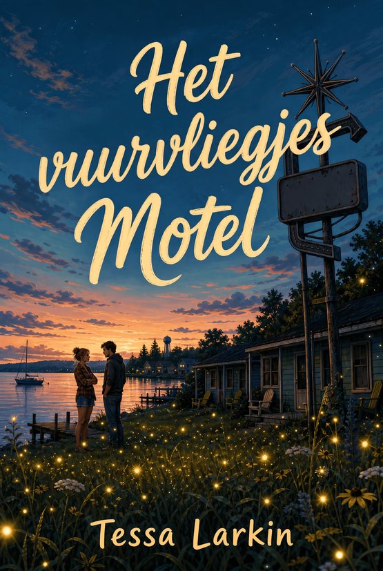Boekomslag van ‘Het vuurvliegjesmotel’ van Tessa Larkin