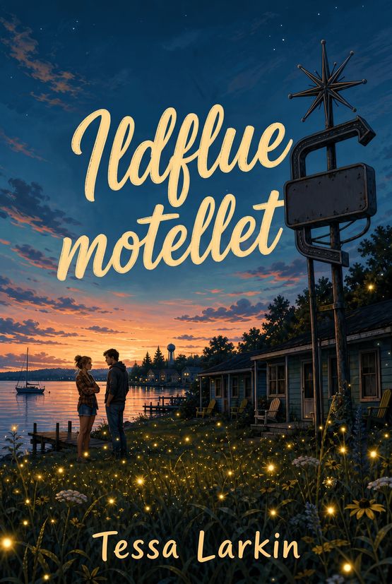Omslaget til boken «Ildfluemotellet» av Tessa Larkin
