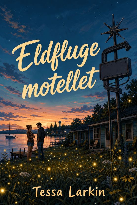 Omslag till boken ”Eldflugemotellet” av Tessa Larkin