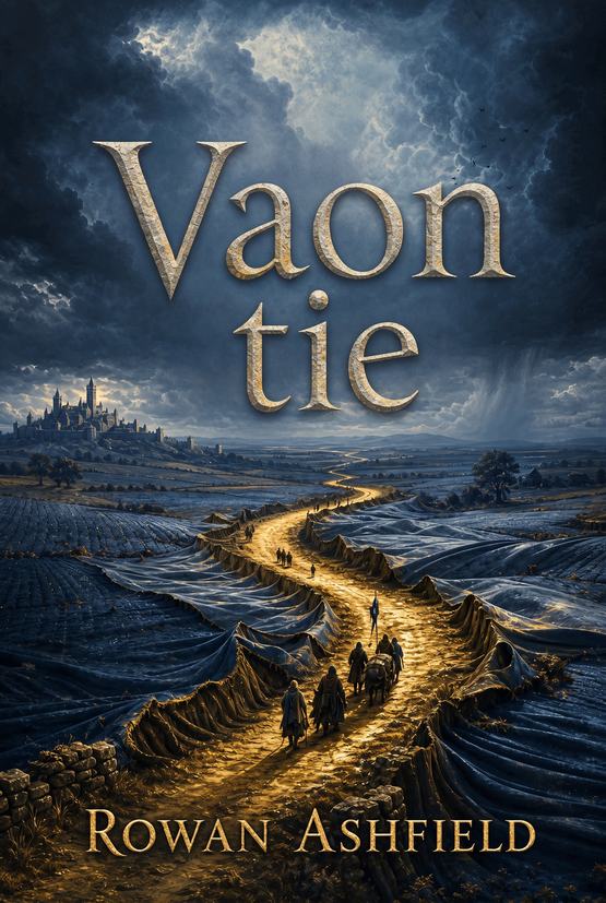 Kirjan ”Vaon tie” kansi, kirjoittaja Rowan Ashfield
