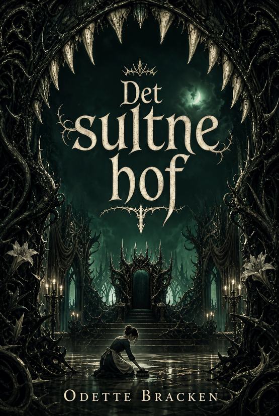 Omslaget til bogen »Det sultne hof« af Odette Bracken