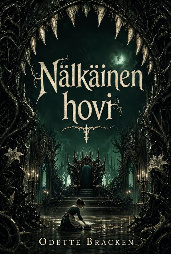 Kirjan ”Nälkäinen hovi” kansi, tekijänä Odette Bracken
