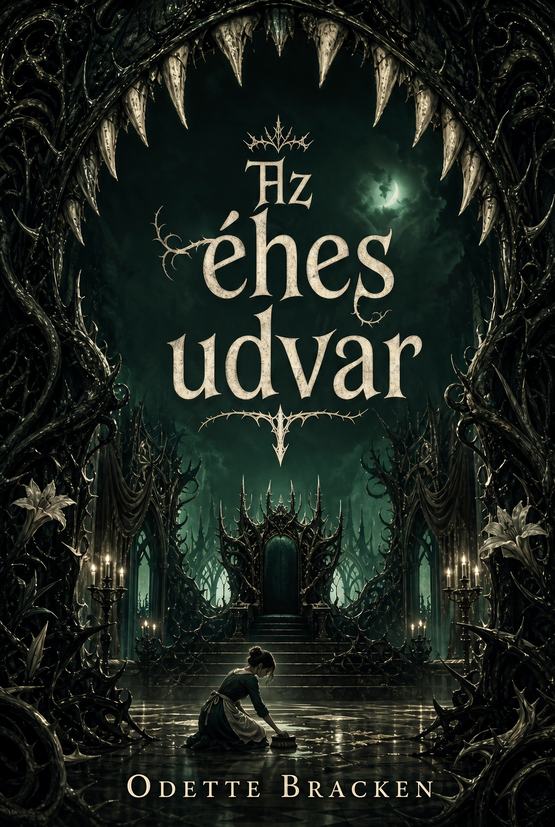 Odette Bracken „Az éhes udvar” című könyvének borítója