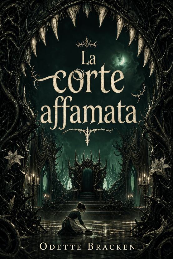 Copertina del libro «La corte affamata» di Odette Bracken