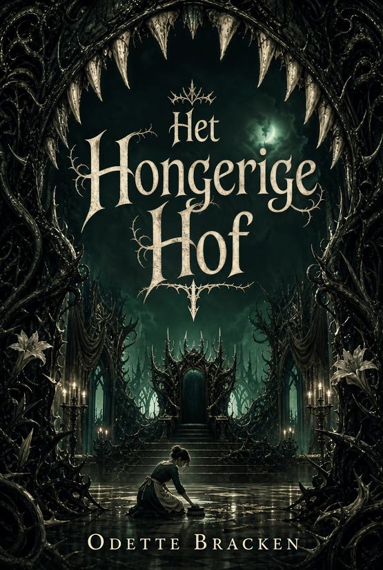 Boekomslag van het boek ‘Het hongerige hof’ van Odette Bracken