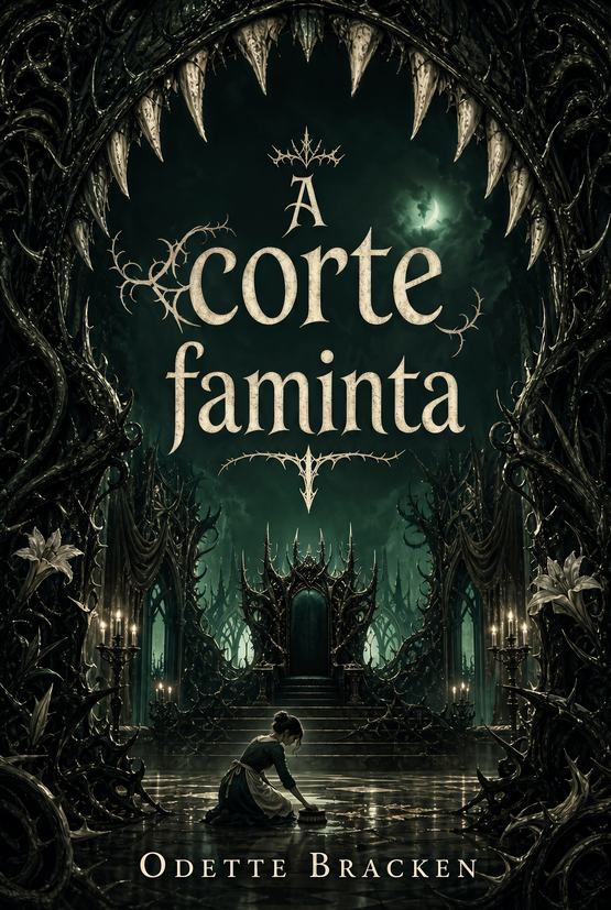 Capa do livro “A corte faminta”, de Odette Bracken