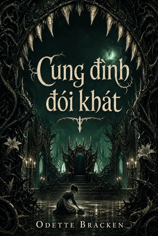 Bìa sách “Cung đình đói khát” của Odette Bracken