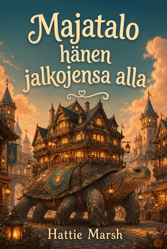 Kirjan ”Majatalo hänen jalkojensa alla” kansi, kirjoittanut Hattie Marsh
