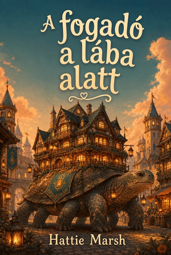 Hattie Marsh „A fogadó a lába alatt” című könyvének borítója