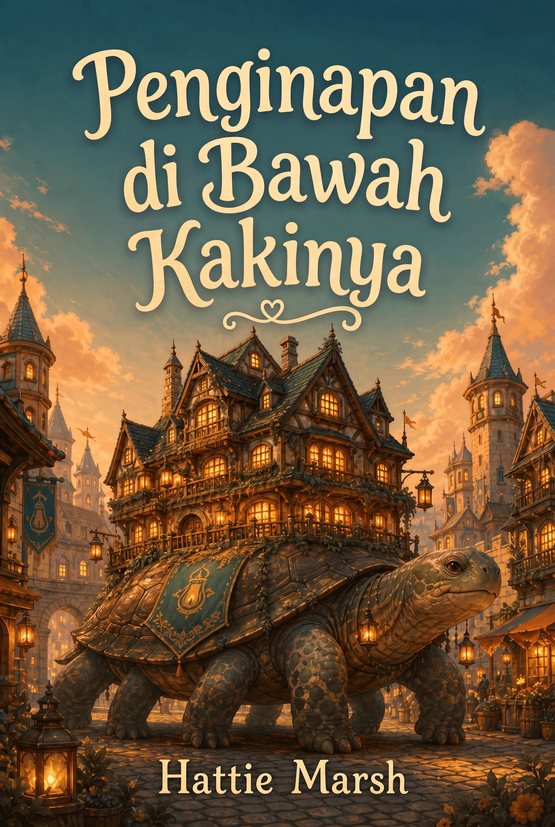 Sampul buku “Penginapan di Bawah Kakinya” karya Hattie Marsh
