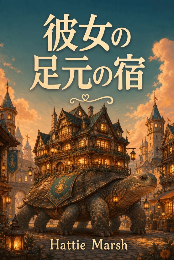 Hattie Marsh著『彼女の足元の宿』の表紙