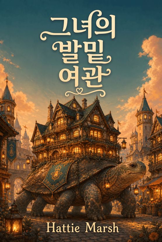 Hattie Marsh의 소설 『그녀의 발밑 여관』 표지