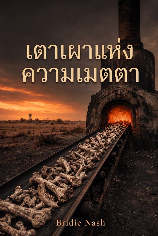 ปกหนังสือ “เตาเผาแห่งความเมตตา” โดย Bridie Nash