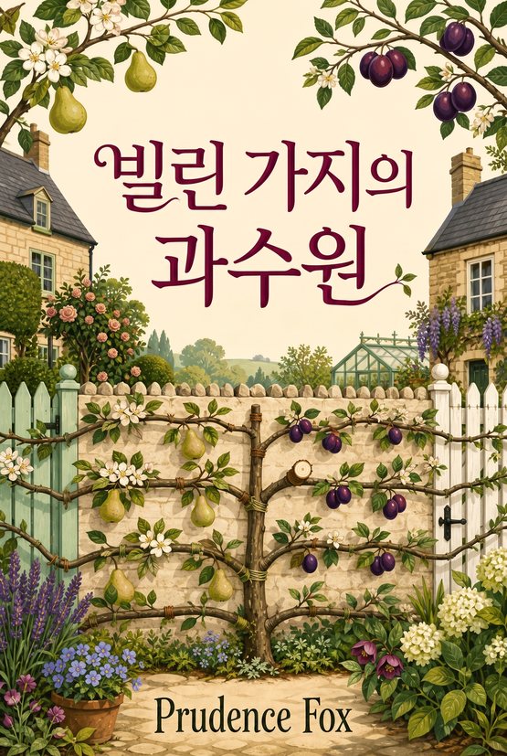 Prudence Fox의 책 『빌린 가지의 과수원』 표지