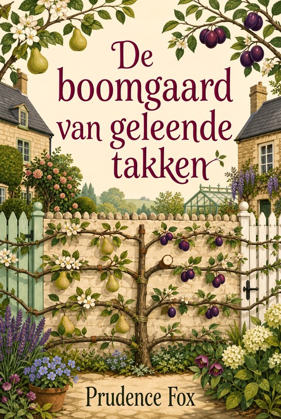 Omslag van het boek ‘De boomgaard van geleende takken’ van Prudence Fox