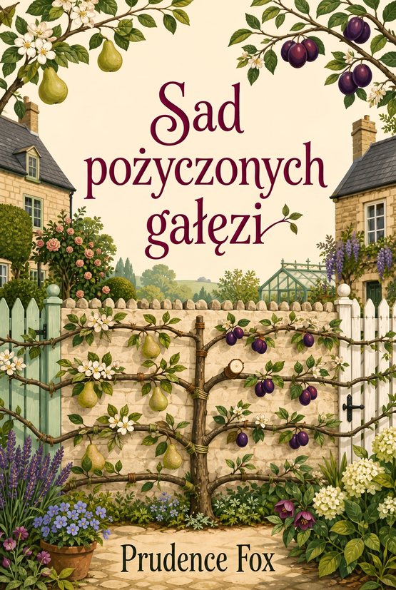 Okładka książki „Sad pożyczonych gałęzi” autorstwa Prudence Fox