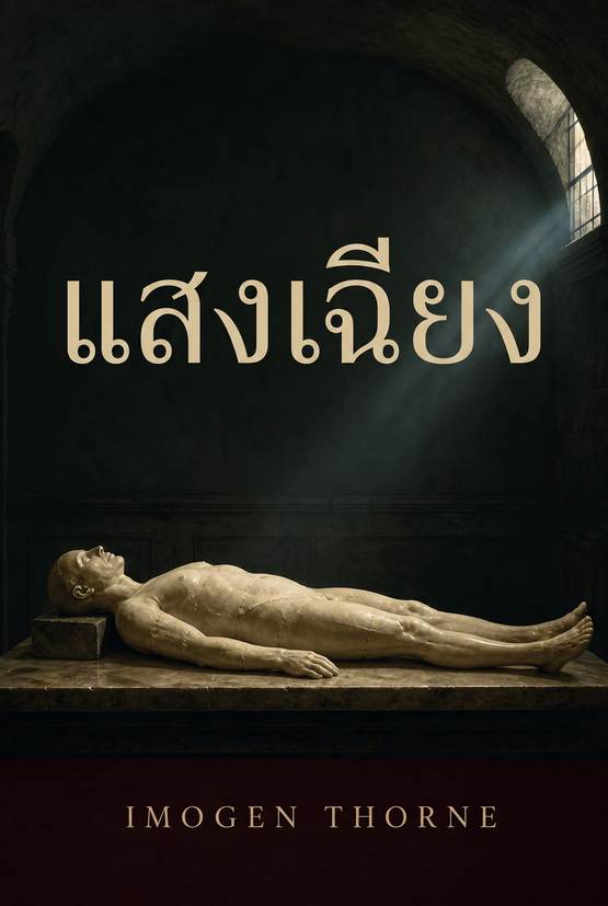 ภาพปกหนังสือ “แสงเฉียง” โดย Imogen Thorne