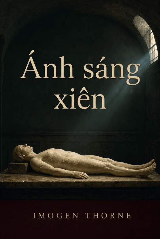 Bìa sách “Ánh sáng xiên” của Imogen Thorne