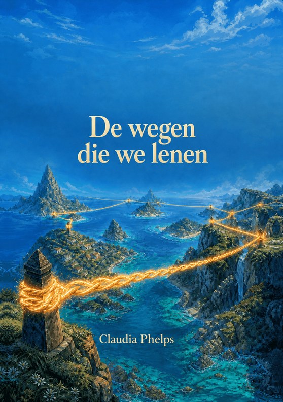 Boekomslag van “De wegen die we lenen” van Claudia Phelps