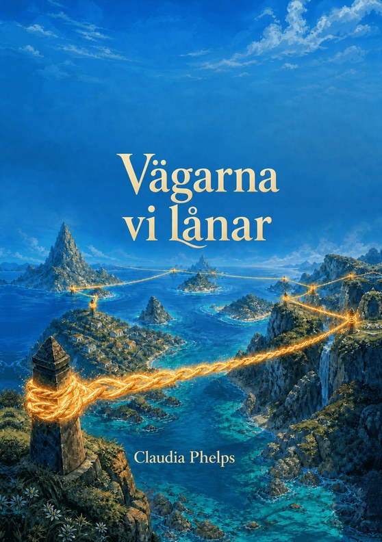 Omslag till boken ”Vägarna vi lånar” av Claudia Phelps