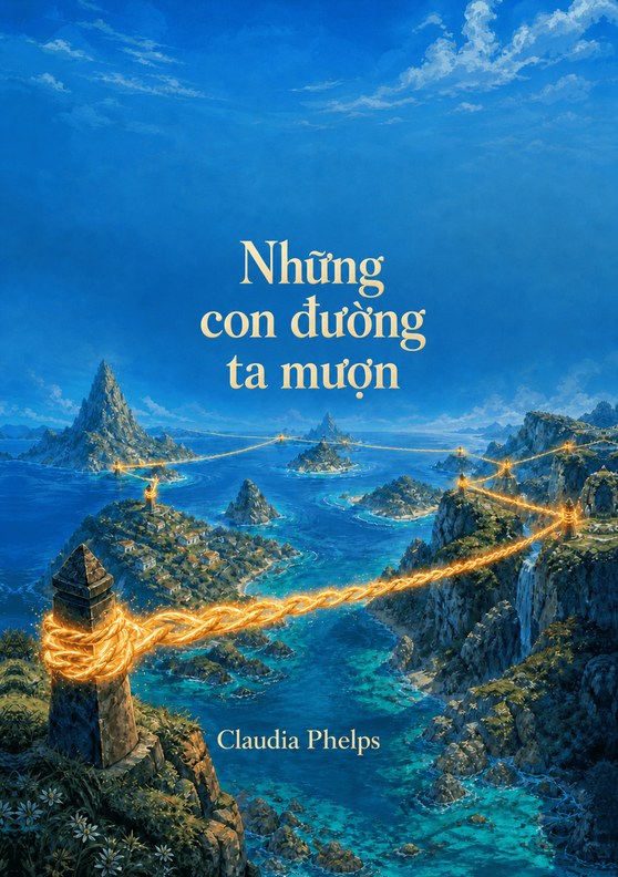 Bìa sách “Những con đường ta mượn” của Claudia Phelps
