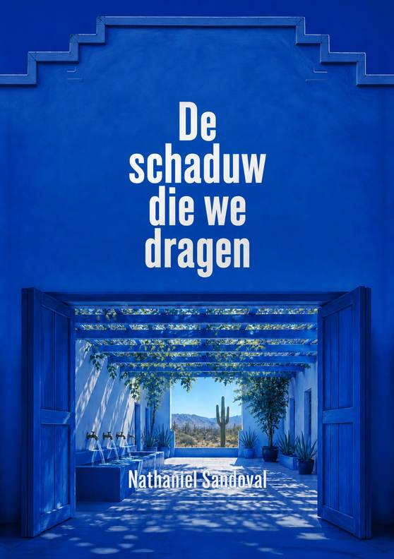 Omslag van het boek ‘De schaduw die we dragen’ van Nathaniel Sandoval