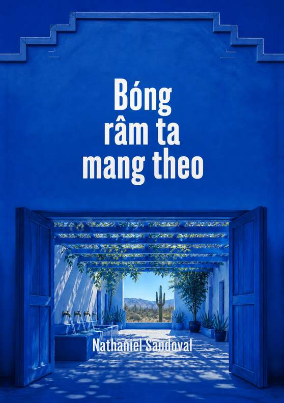 Bìa sách “Bóng râm ta mang theo” của Nathaniel Sandoval