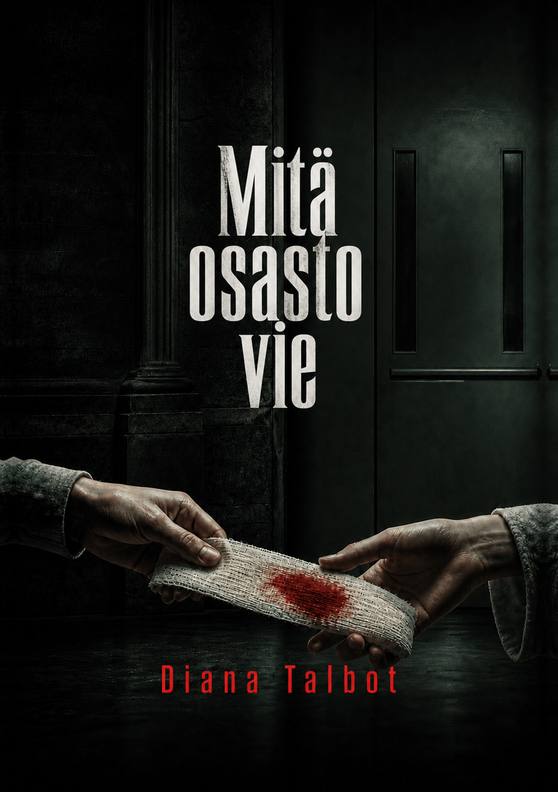 Kirjan ”Mitä osasto vie” kansi; kirjailija Diana Talbot
