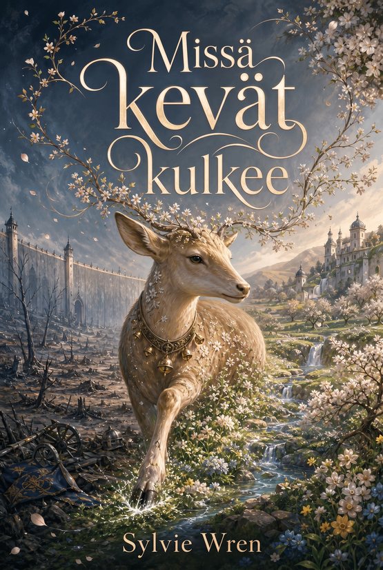 Sylvie Wrenin kirjan ”Missä kevät kulkee” kansi