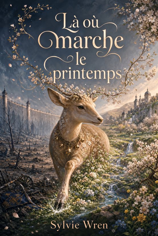 Couverture du livre « Là où marche le printemps » de Sylvie Wren