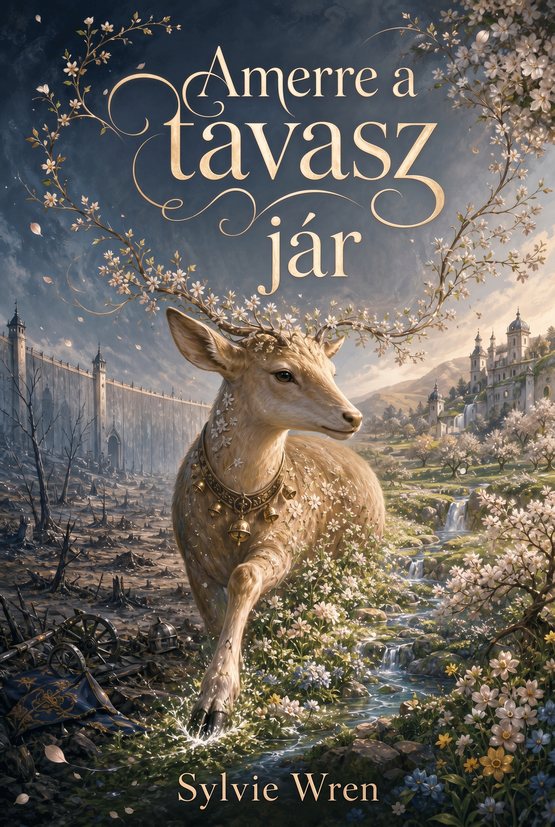 Sylvie Wren „Amerre a tavasz jár” című könyvének borítója