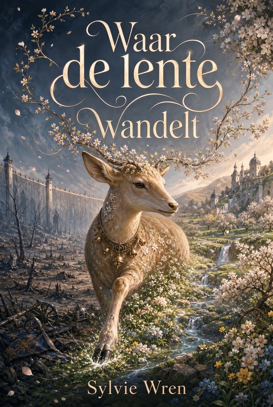 Boekomslag van “Waar de lente wandelt” van Sylvie Wren