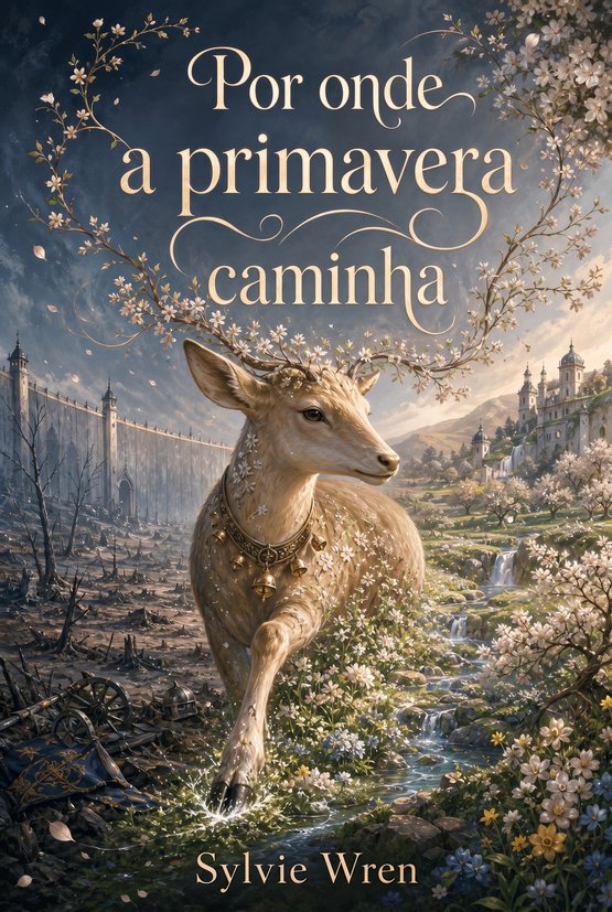 Capa do livro “Por onde a primavera caminha”, de Sylvie Wren
