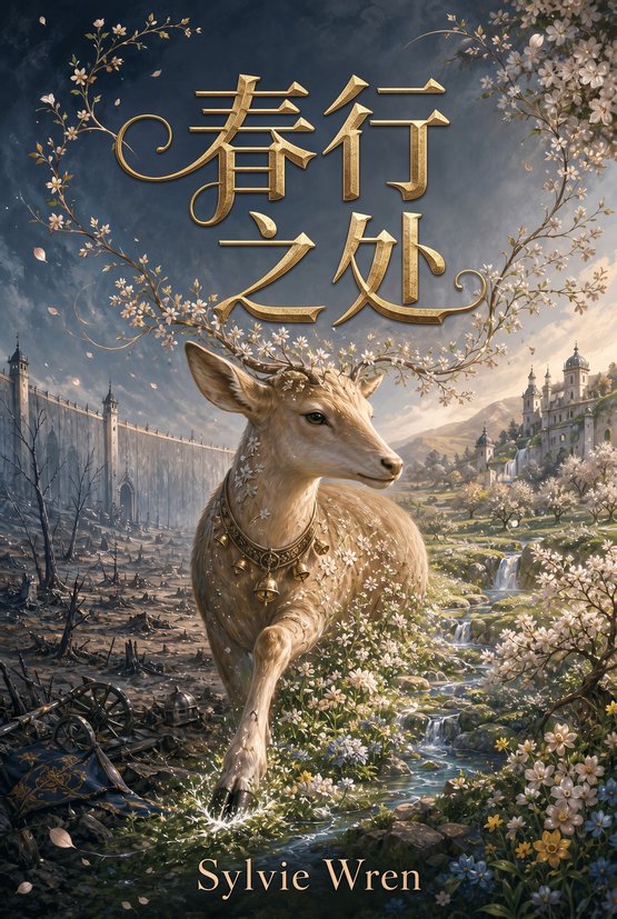 Sylvie Wren著《春行之处》封面